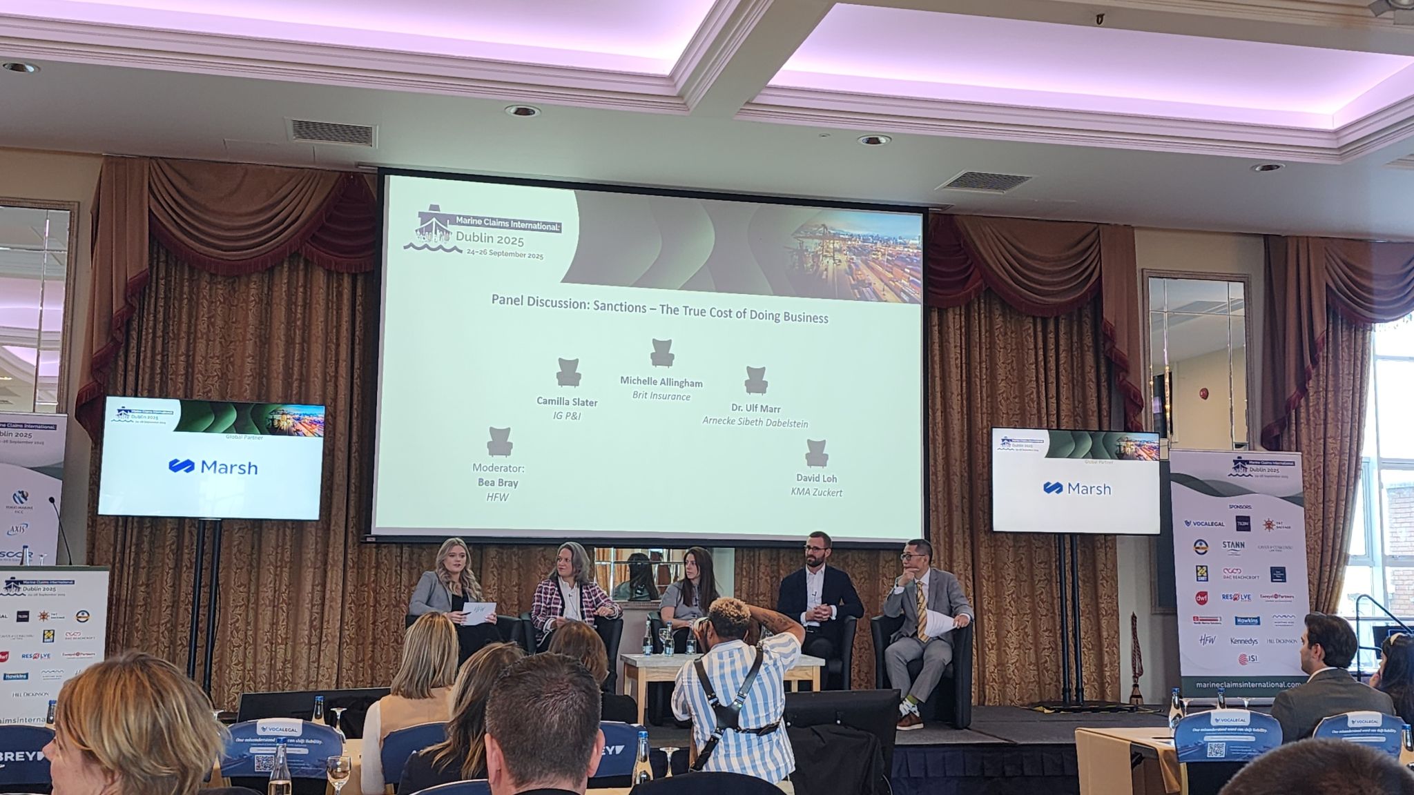 Ivan Kobchenko at Marine Claims International Conference in Ireland