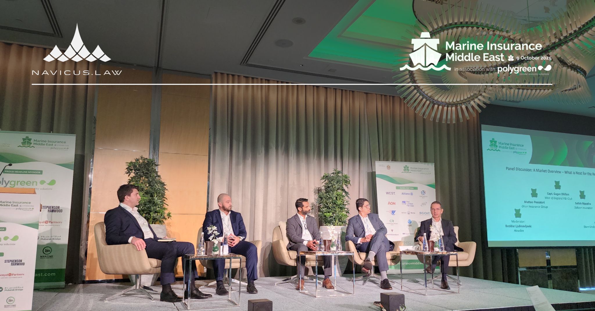 Ivan Kobchenko at Marine Insurance Middle East Conference in Dubai